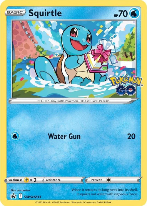 Pokemon Trading Card Game Sword & Shield Promo Squirtle SWSH233 Lightly Played、ToyWiz、kayou