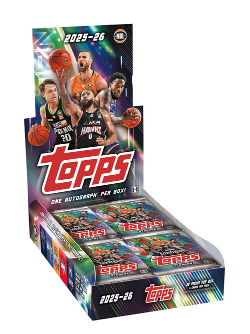 Topps Trading Cards 2025-26 NBL Basketball Trading Card HOBBY Box 20 Packs、ToyWiz、kayou