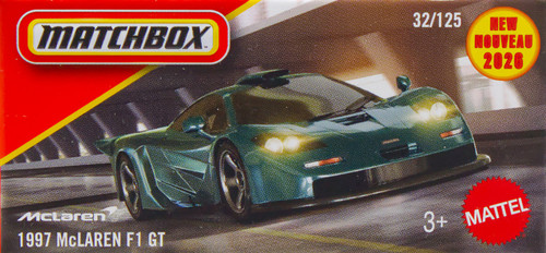 Matchbox 1997 McLaren F1 GT Diecast Car Boxed、ToyWiz、kayou