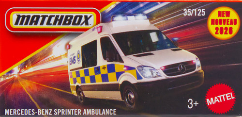 Matchbox Mercedes-Benz Sprinter Ambulance Diecast Car、ToyWiz、kayou