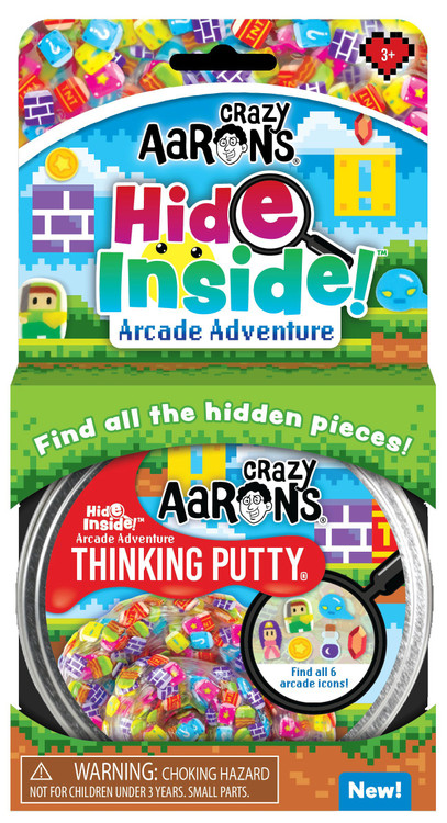 Thinking Putty Hide Inside Arcade Adventure 4-Inch Putty、ToyWiz、kayou