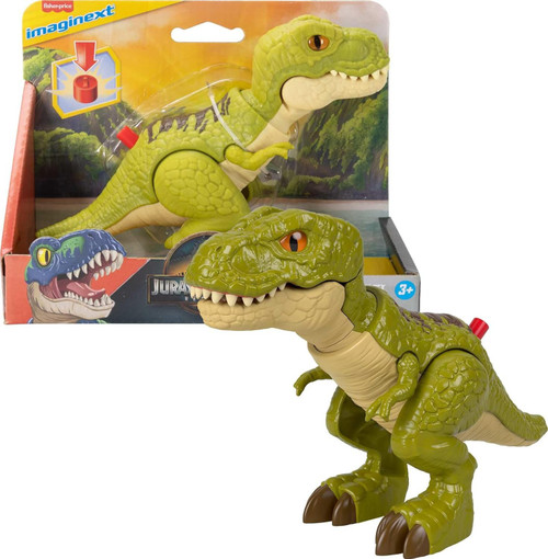 Fisher Price Jurassic World Rebirth Imaginext Tyrannosaurus Rex 8-Inch Figure、ToyWiz、kayou