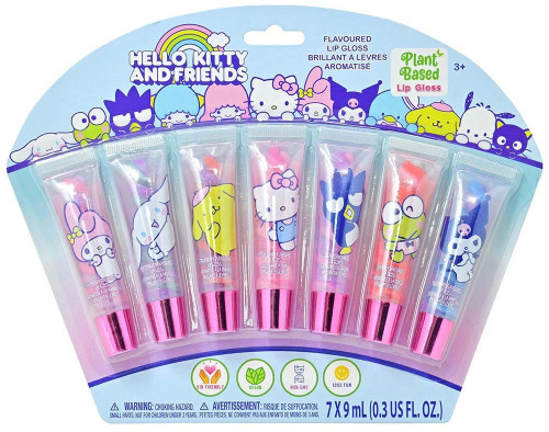 Hello Kitty & Friends Lip Gloss 7-Pack、ToyWiz、kayou