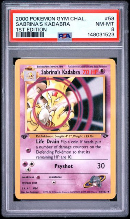 1st edition kadabra pokemon card Abra/Kadabra Pokmon old backside 1 (Used) 887905475| magi -TCG Marketplace- Remove all damage counters from Kadabra Pokemon Trading Card Game Pokemon