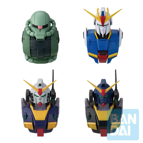 Mobile Suit Gundam Ichibansho Zakka Gundam Head Magnet 2-Inch Box of 4 Figures Universal Century Saga 2 (Pre-Order ships December)、ToyWiz、kayou