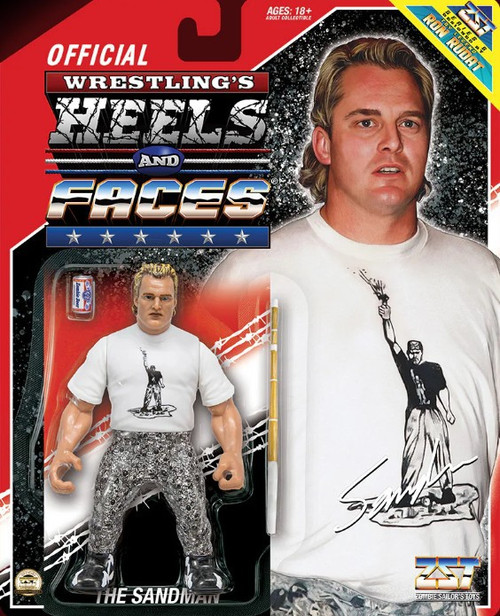 Wrestling's Heels & Faces Series 6 The Sandman Action Figure (Pre-Order ships November)、ToyWiz、kayou