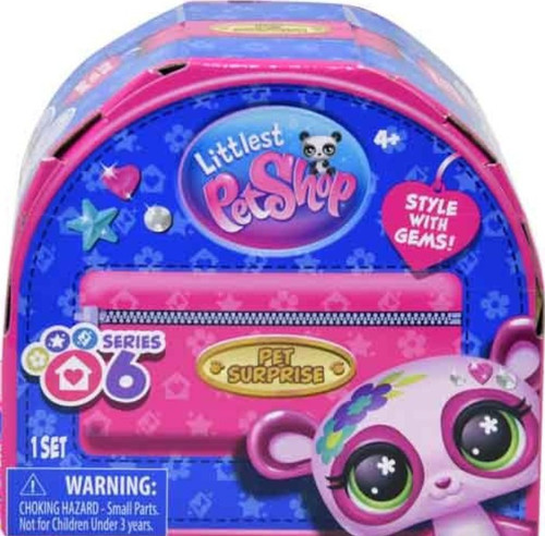 Littlest Pet Shop Series 6 Bobbin' Pet Surprise with DIY Gems Mystery Pack 1 RANDOM Figure、ToyWiz、kayou