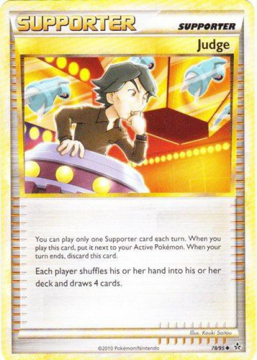 Pokemon HeartGold & Soulsilver Unleashed Uncommon Judge #78 Lightly Played、ToyWiz、kayou