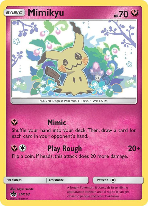 Pokemon Sun & Moon Promo Holo Rare Mimikyu SM163 Lightly Played、ToyWiz、kayou