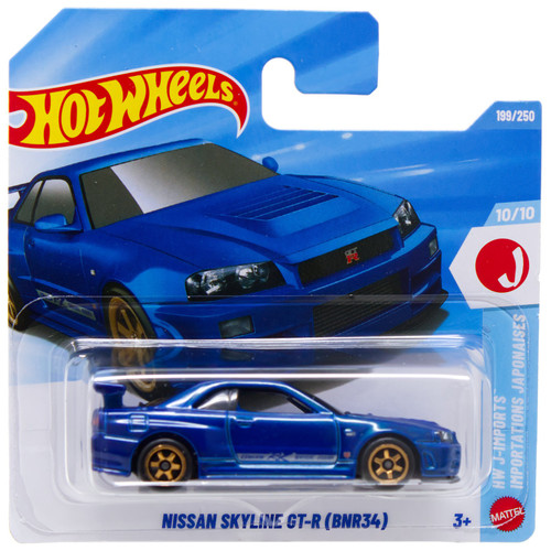 Hot Wheels HW J-Imports Nissan Skyline GT-R BNR34 164 Diecast Car