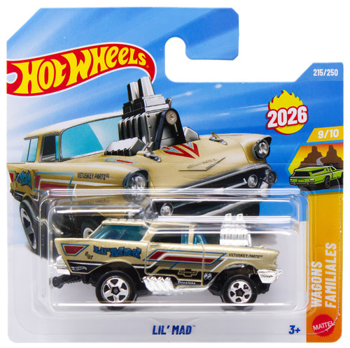 Hot Wheels Wagons Lil' Mad Diecast Car、ToyWiz、kayou