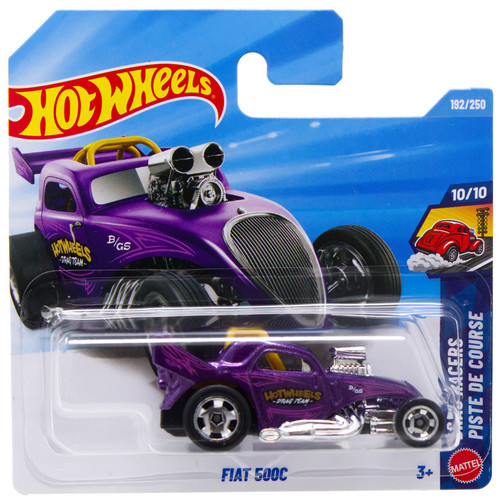 Hot Wheels Drag Racers Fiat 500C Diecast Car、ToyWiz、kayou