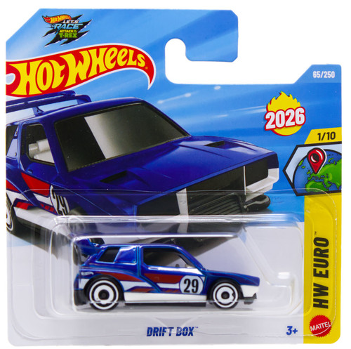 Hot Wheels HW Euro Drift Box Diecast Car、ToyWiz、kayou