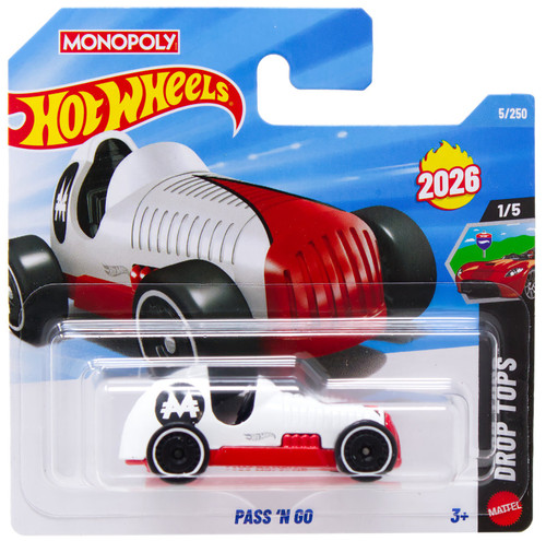 Hot Wheels Drop Tops Pass 'N Go Diecast Car、ToyWiz、kayou