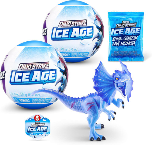 5 Surprise Dino Strike Series 6 Ice Age LOT of 2 Mystery Packs、ToyWiz、kayou