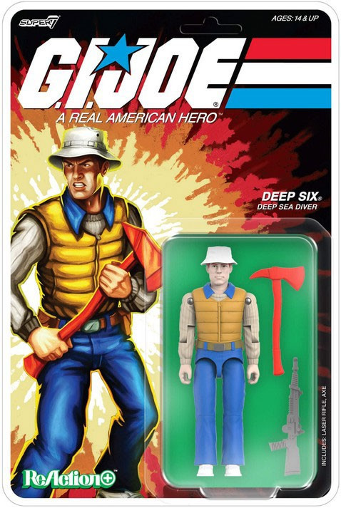 GI Joe ReAction+ Deep Six Action Figure Comic、ToyWiz、kayou