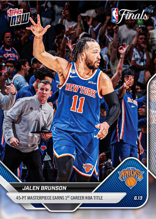 NBA New York Knicks 2025-26 NOW Basketball Jalen Brunson #340 45 Point Masterpiece, Earns First Career Title! (Pre-Order ships )、ToyWiz、kayou