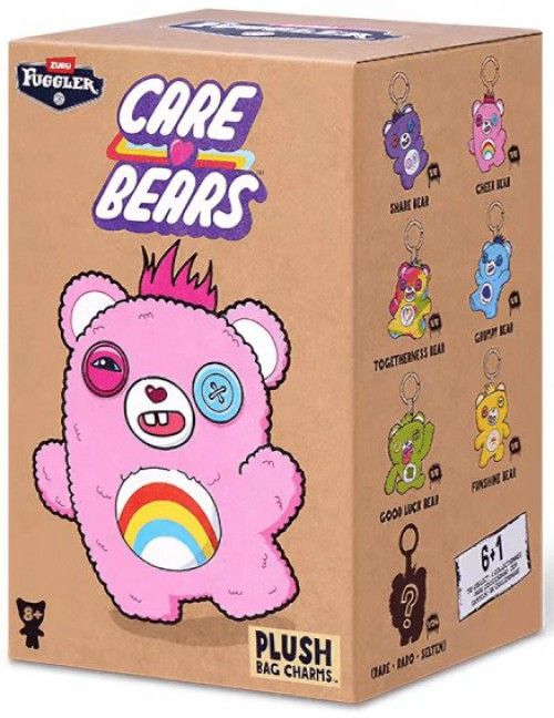 Fuggler Care Bears Plush Keyring 5 Mystery Pack 1 RANDOM Character