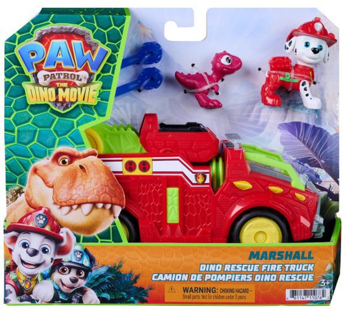 Paw Patrol The Dino Movie Marshall Dino Rescue Fire Truck、ToyWiz、kayou