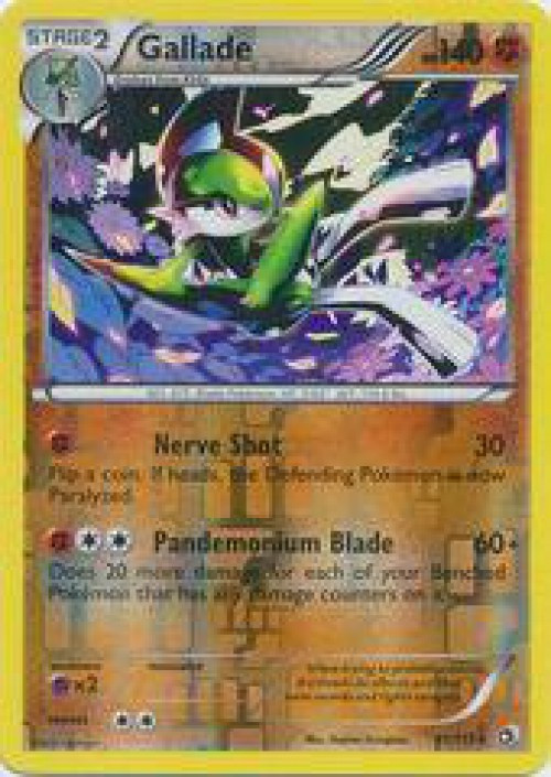 Pokemon Black & White Legendary Treasures Reverse Holo Gallade #81 Lightly Played、ToyWiz、kayou