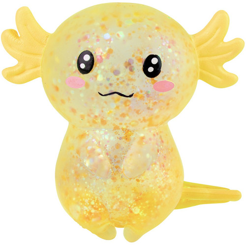 Curiosities Sugar Swaps YELLOW Axolotl 4-Inch Squeeze Toy Sparklee、ToyWiz、kayou