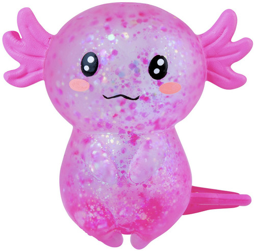 Curiosities Sugar Swaps PINK Axolotl 4-Inch Squeeze Toy Sparklee、ToyWiz、kayou