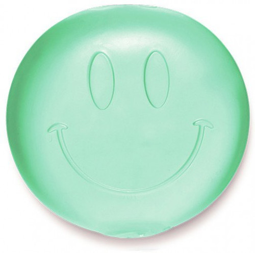 Super Duper Sugar Squisher Happy Face GREEN 3.5-Inch Squish Toy、ToyWiz、kayou