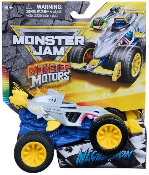 Monster Jam Monster Motors Megalodon Pull-Back Vehicle、ToyWiz、kayou