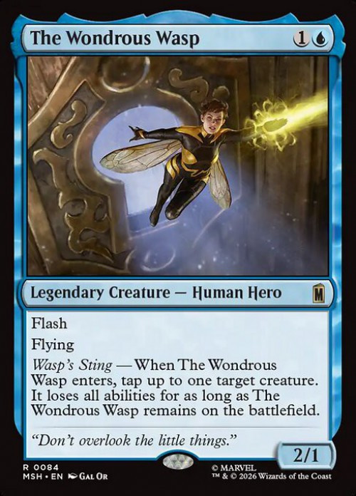 MtG Marvel Super Heroes Rare The Wondrous Wasp #84、ToyWiz、kayou