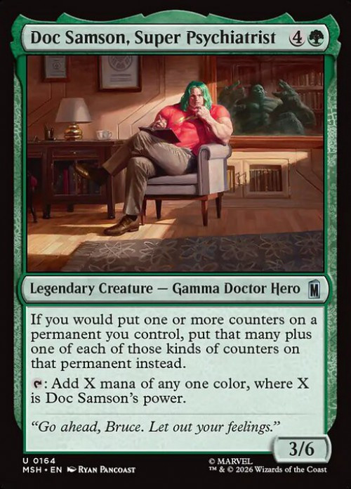 MtG Marvel Super Heroes Uncommon Doc Samson, Super Psychiatrist #164、ToyWiz、kayou