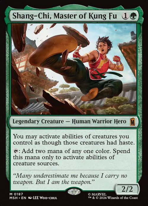 MtG Marvel Super Heroes Mythic Rare Shang-Chi, Master of Kung Fu #187、ToyWiz、kayou