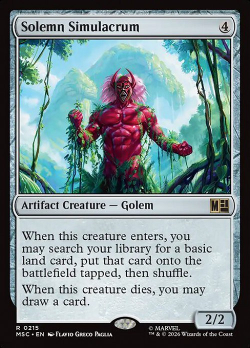 Magic The Gathering Marvel Super Heroes Commander Single Card Rare