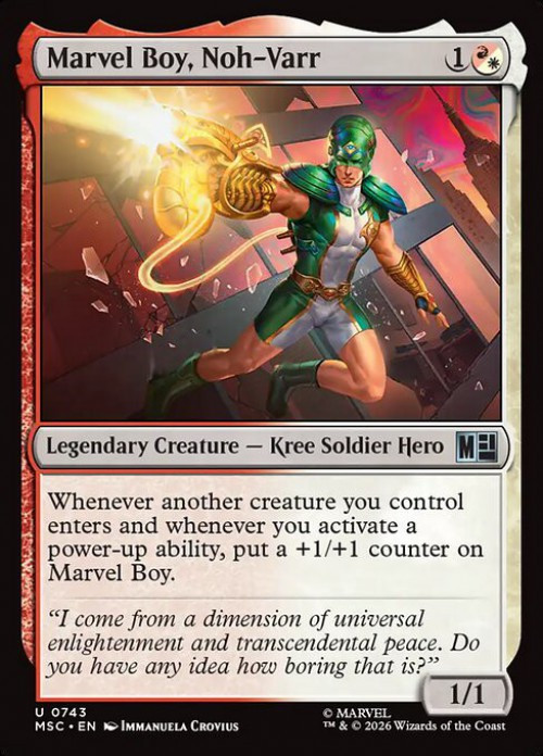 Magic The Gathering Marvel Super Heroes Commander Single Card