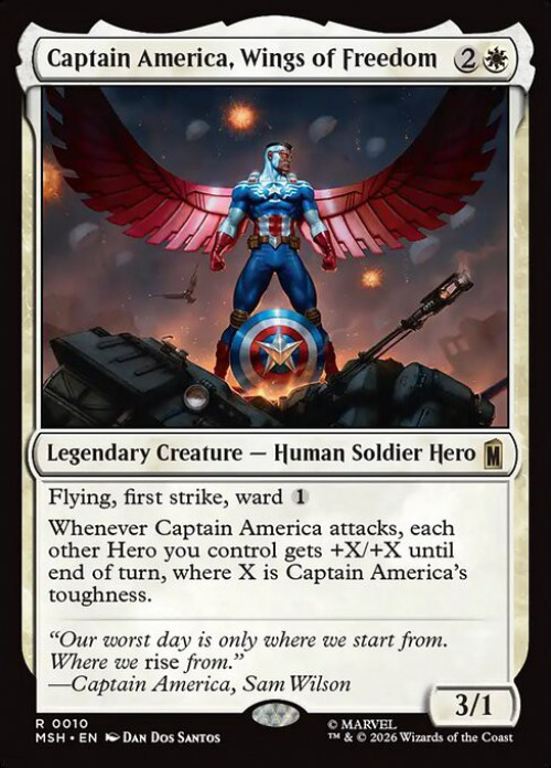 Magic The Gathering Marvel Super Heroes Single Card Rare Captain