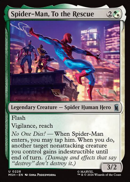 Magic The Gathering Marvel Super Heroes Single Card Uncommon