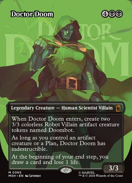 マジック：ザ・ギャザリング MTG Doctor Doom Marvel Super Heroes Magic The Gathering Marvel Super Heroes Single Card Mythic Rare