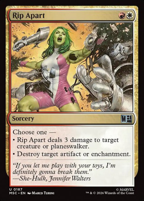 Magic The Gathering Marvel Super Heroes Commander Single Card