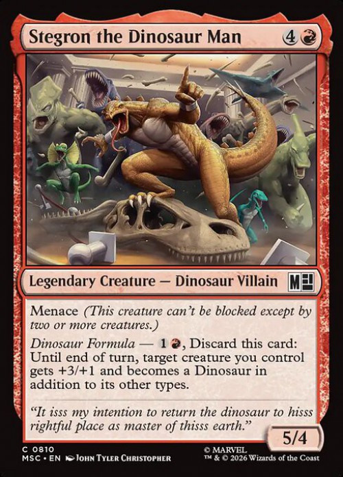 Magic The Gathering Marvel Super Heroes Commander Single Card