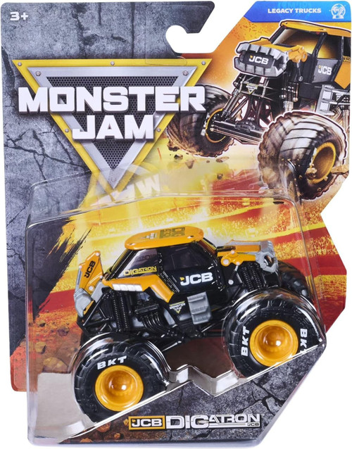 Monster Jam Legacy Trucks Series 46 JCB Digatron Diecast Car、ToyWiz、kayou