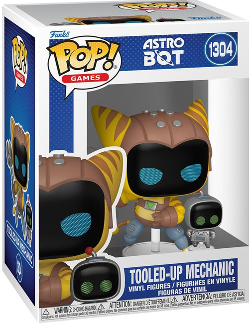 Funko Astro Bot POP Games Tooled-Up Mechanic Vinyl Figure 1304