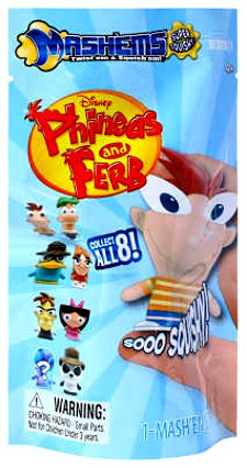 Phineas & Ferb MashEms Series 1 Mystery Pack 1 RANDOM Figure、ToyWiz、kayou