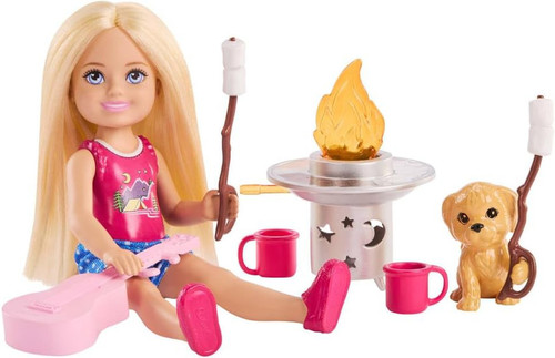 Barbie Family & Friends Club Chelsea Outdoor Adventures Mini Doll Set、ToyWiz、kayou