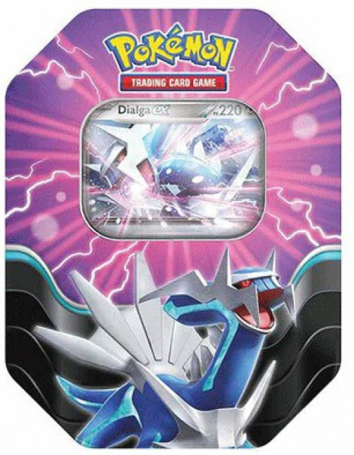 Pokemon Sword Shield Azure Legends Dialga ex Tin Set 4 Booster