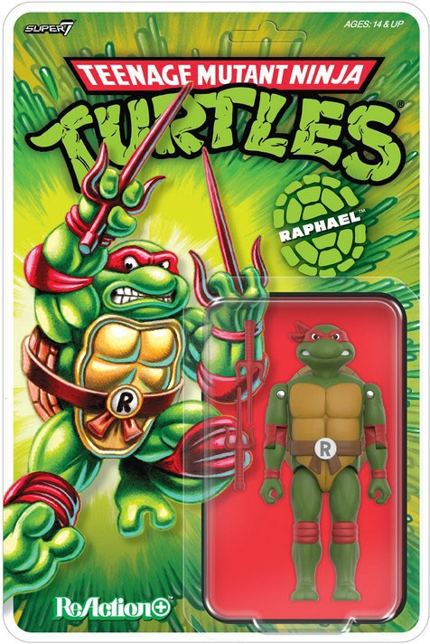 Teenage Mutant Ninja Turtles ReAction Raphael 4 Action Figure