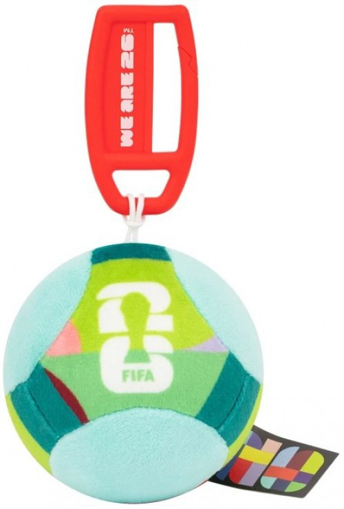 FIFA World Cup FIFA Soccer Ball 3-Inch Plush Hanger Green、ToyWiz、kayou