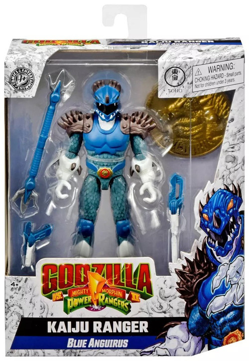 Godzilla vs The Mighty Morphin Power Rangers II Kaiju Ranger Blue Anguirus Action Figure、ToyWiz、kayou