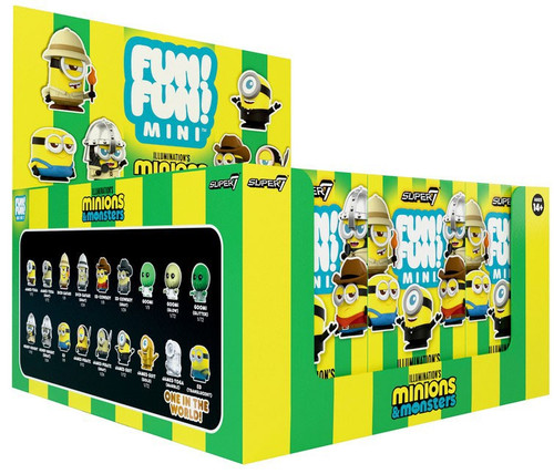 Minions 3 Fun Fun Minions 3 2.5 Mini Figure Box 9 Packs Super7