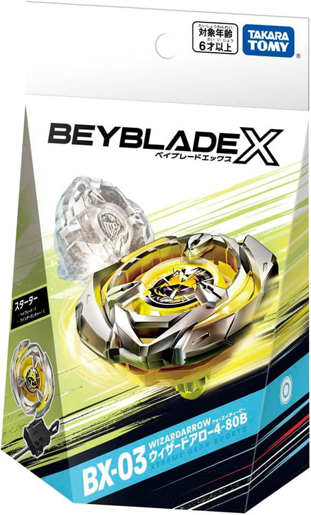 Beyblade X BX-03 Wizardarrow 4-80B Starter Pack Set、ToyWiz、kayou