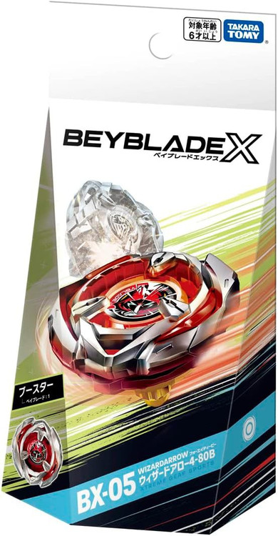 Beyblade X BX-05 Wizardarrow 4-80B Booster Pack、ToyWiz、kayou