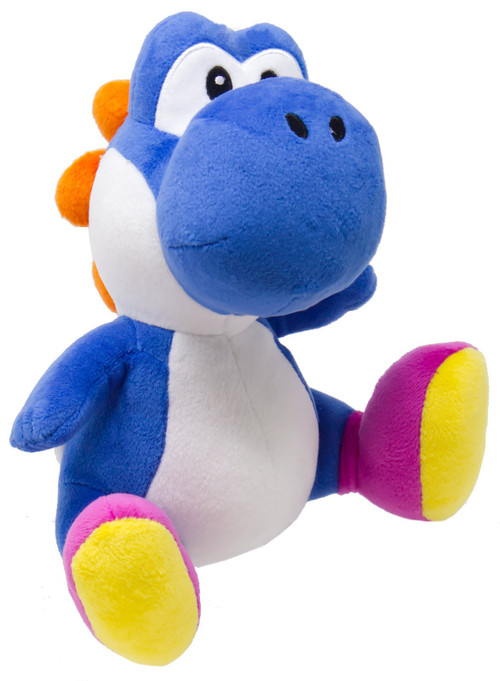 Super Mario All Star Collection Yoshi 7-Inch Plush Dark Blue、ToyWiz、kayou